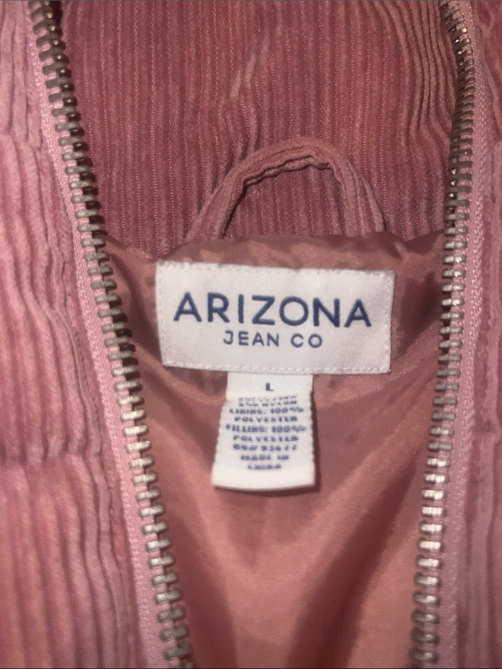 Pink Velvet Zip-Up Jacket - Picture 3 of 4
